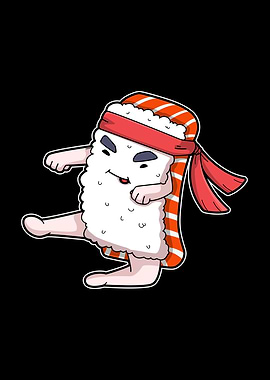 Sushi Karate Kick Martial