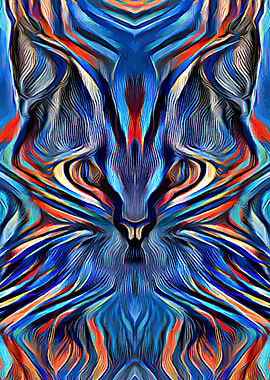 Cat Abstract