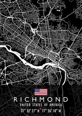 RICHMOND MAP USA