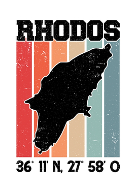Rhodes Coordinates Greece