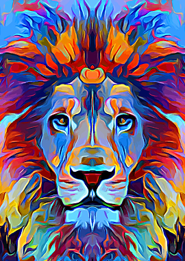 Lion Colorful