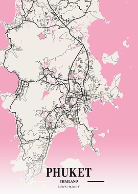 Phuket Neapolitan Map