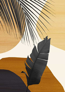 Banana Leaf Abstract 2