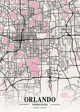 Orlando Neapolitan Map