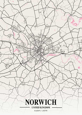 Norwich Neapolitan Map