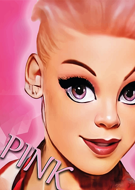 Disney cartoon style Pink