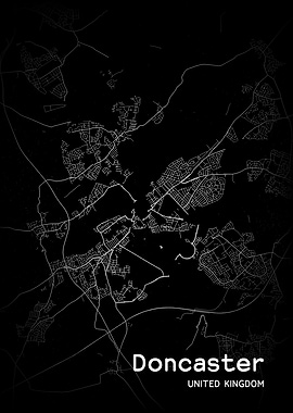 Doncaster City Map UK