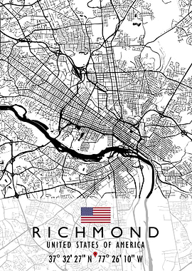 RICHMOND MAP USA