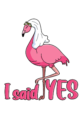 Flamingo Bride Wedding