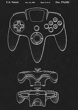 Nintendo controller patent