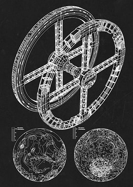 Space Station in space