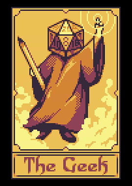 Pixel Tarot Card Geek