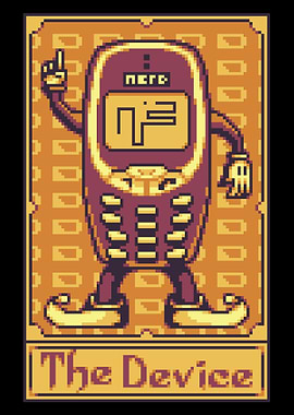 Pixel Tarot Card Device
