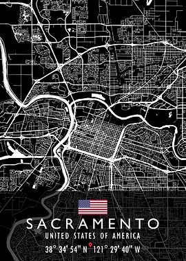 SACRAMENTO MAP USA