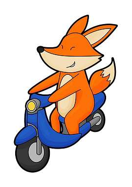 Fox Driving Scooter
