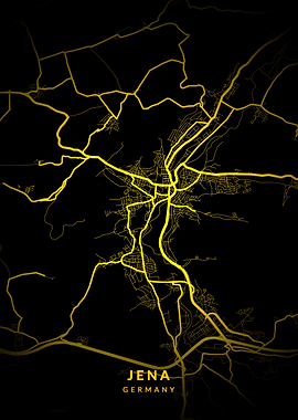 Jena Germany City Map