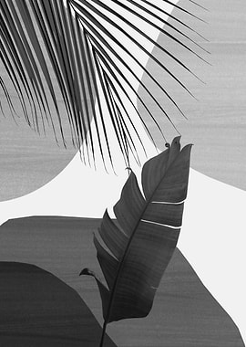 Banana Leaf Abstract 3