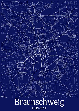 Braunschweig Map Germany