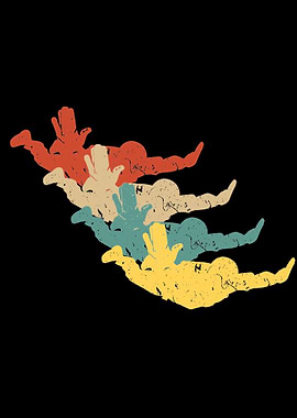 Vintage Fallschirmspringer