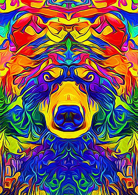 Bear Colorful