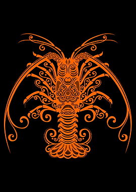 Lobster cute ornament