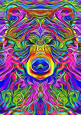 Bear Psychedelic 2