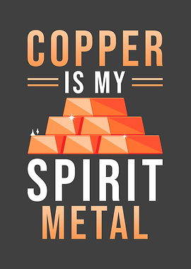 Copper Metal Saying