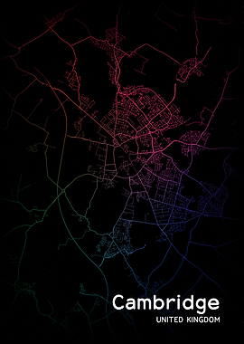 Cambridge City Map UK