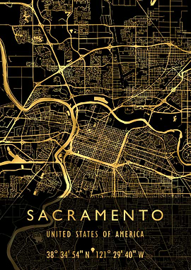 SACRAMENTO MAP USA