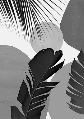 Abstract Banana Palm 3