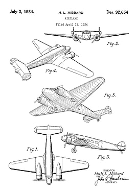 Airplane 1934 Vintage