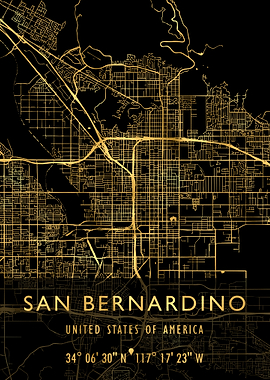 SAN BERNARDINO MAP USA