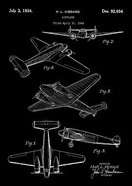 Airplane 1934 Vintage