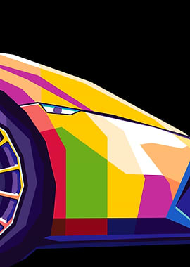 Cars Sport Pop Art 2