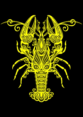 lobster cute glow light