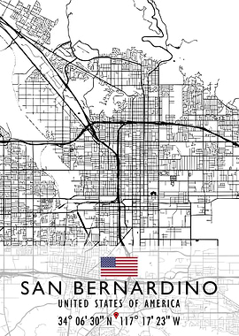 SAN BERNARDINO MAP USA