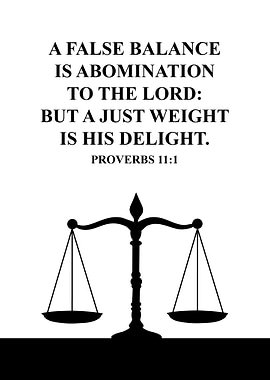 Proverbs 11:1