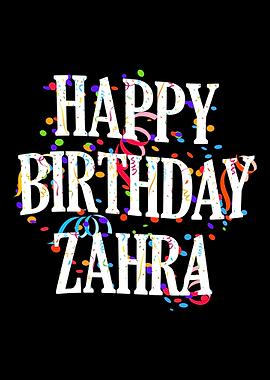 Happy Birthday Zahra