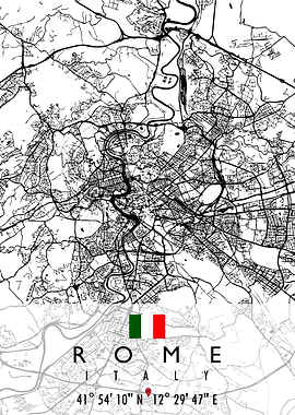 ROME MAP ITALY