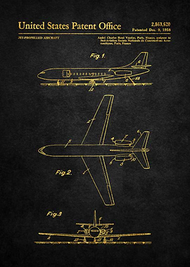 53 Caravelle Jet Airplane