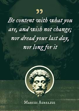 Be content with what you