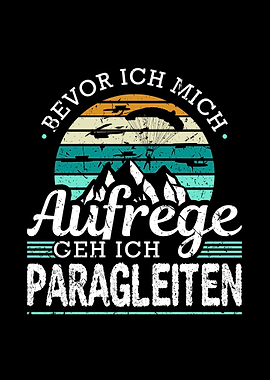Paragleiten Retro Berge