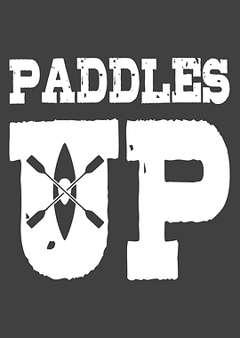 PADDLES UP Funny Kayaking