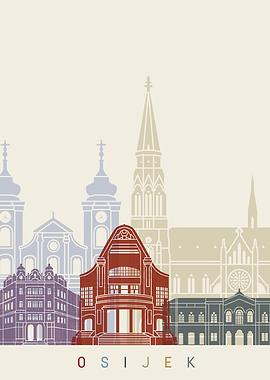 Osijek skyline