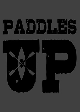PADDLES UP Funny Kayaking