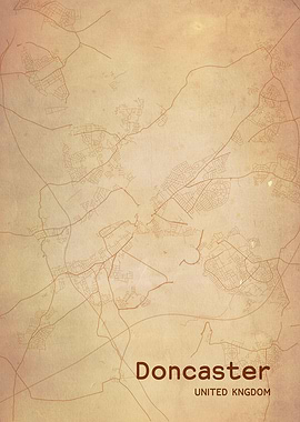 Doncaster City Map UK