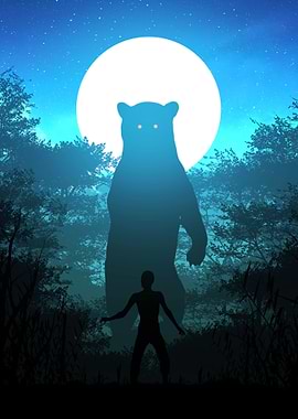 Night bear encounter