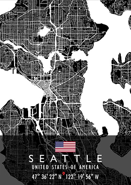 SEATTLE MAP USA