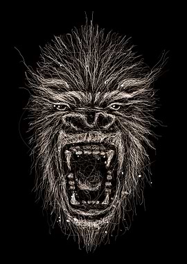 gorilla scribbles
