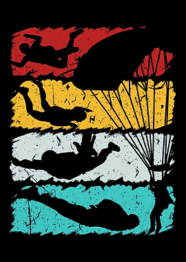 Vintage Fallschirmspringer